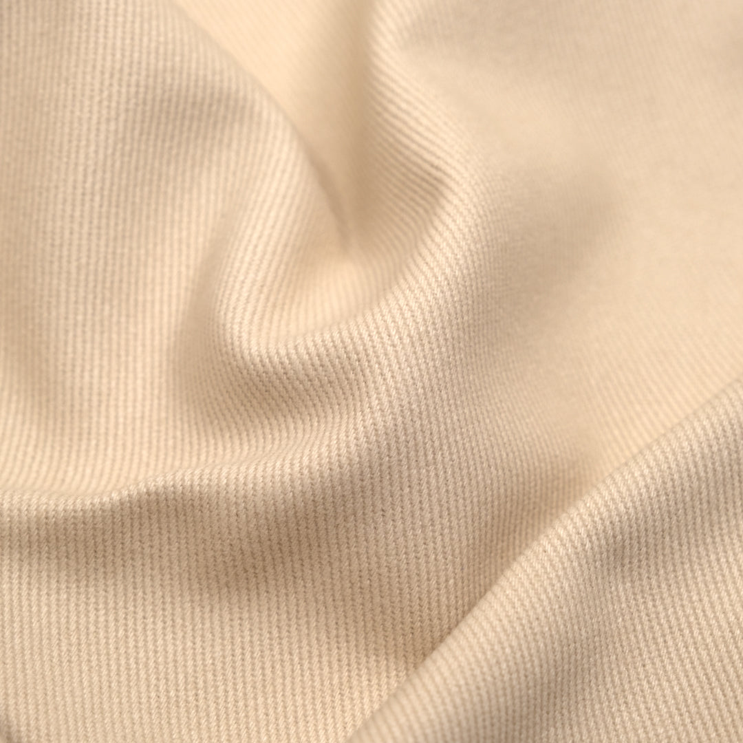 10oz Brushed Bull Denim - Parchment | Blackbird Fabrics