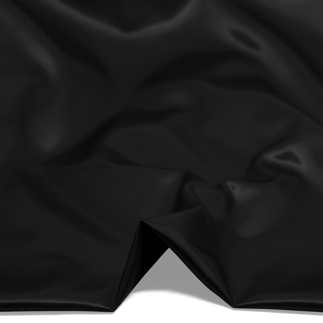 Kasha Heavyweight Lining - Black | Blackbird Fabrics