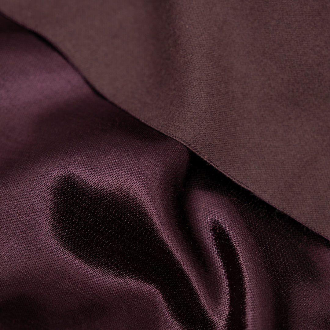 Kasha Heavyweight Lining - Plum | Blackbird Fabrics