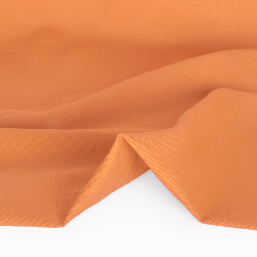 8.5oz Washed Cotton Canvas - Creamsicle | Blackbird Fabrics