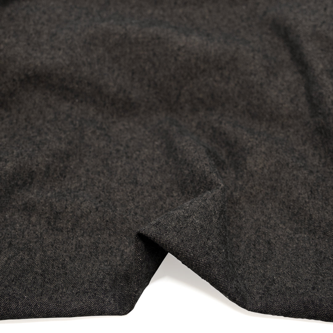 7.5oz Linen Cotton Chambray Denim - Ore | Blackbird Fabrics