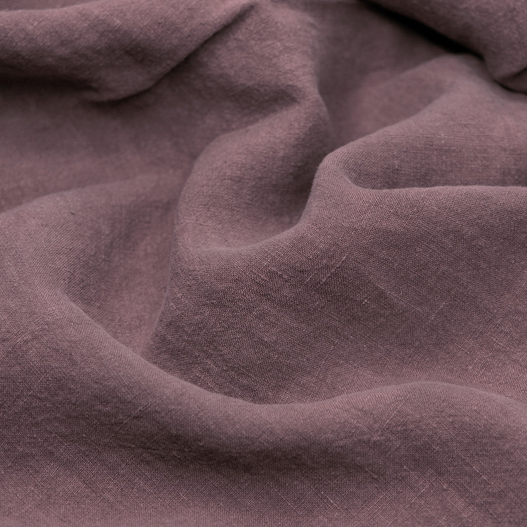 Washed Linen - Raisin | Blackbird Fabrics