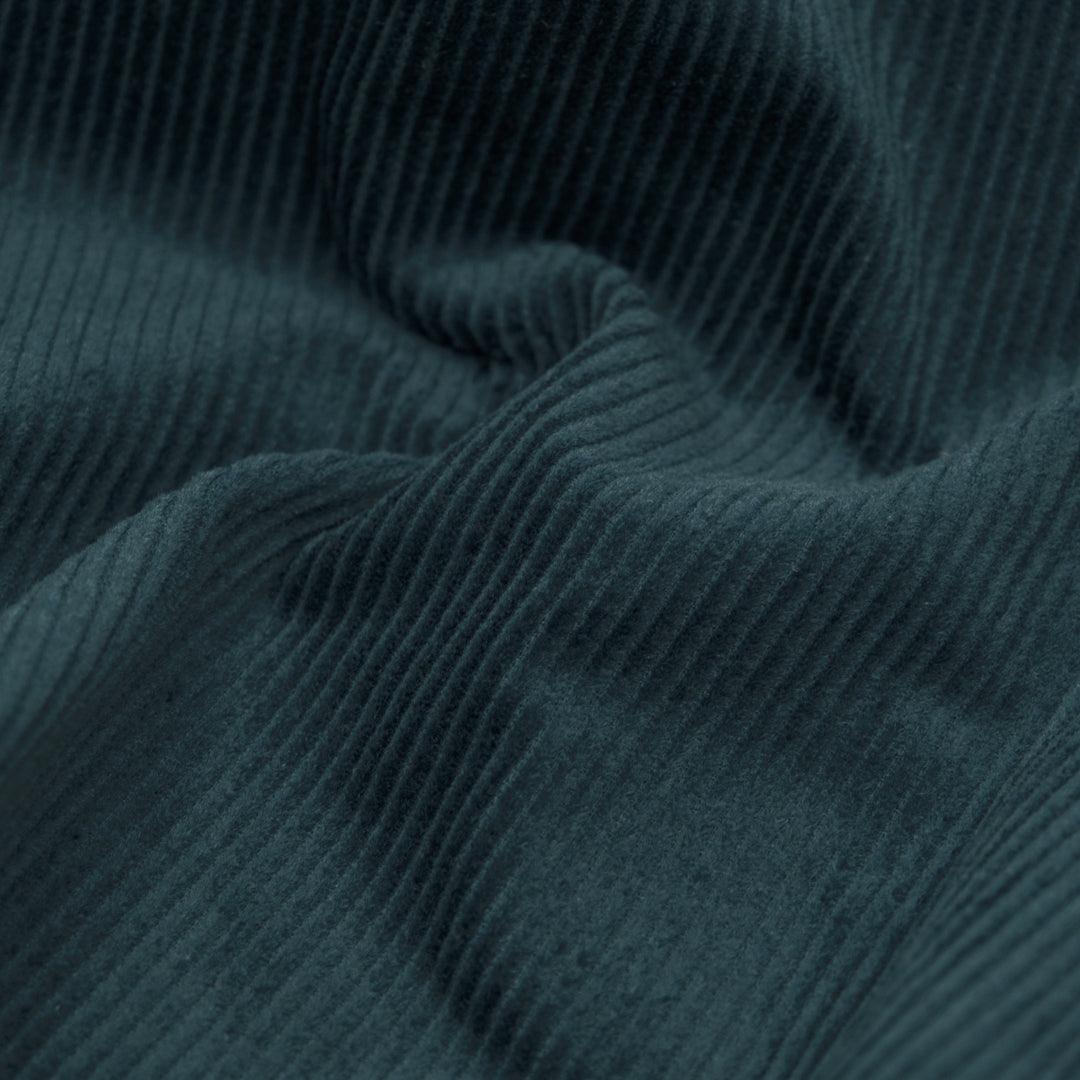 Stretch Cotton Corduroy - Petrol | Blackbird Fabrics