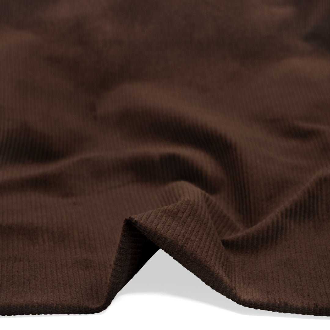 Stretch Cotton Corduroy - Coffee Bean | Blackbird Fabrics