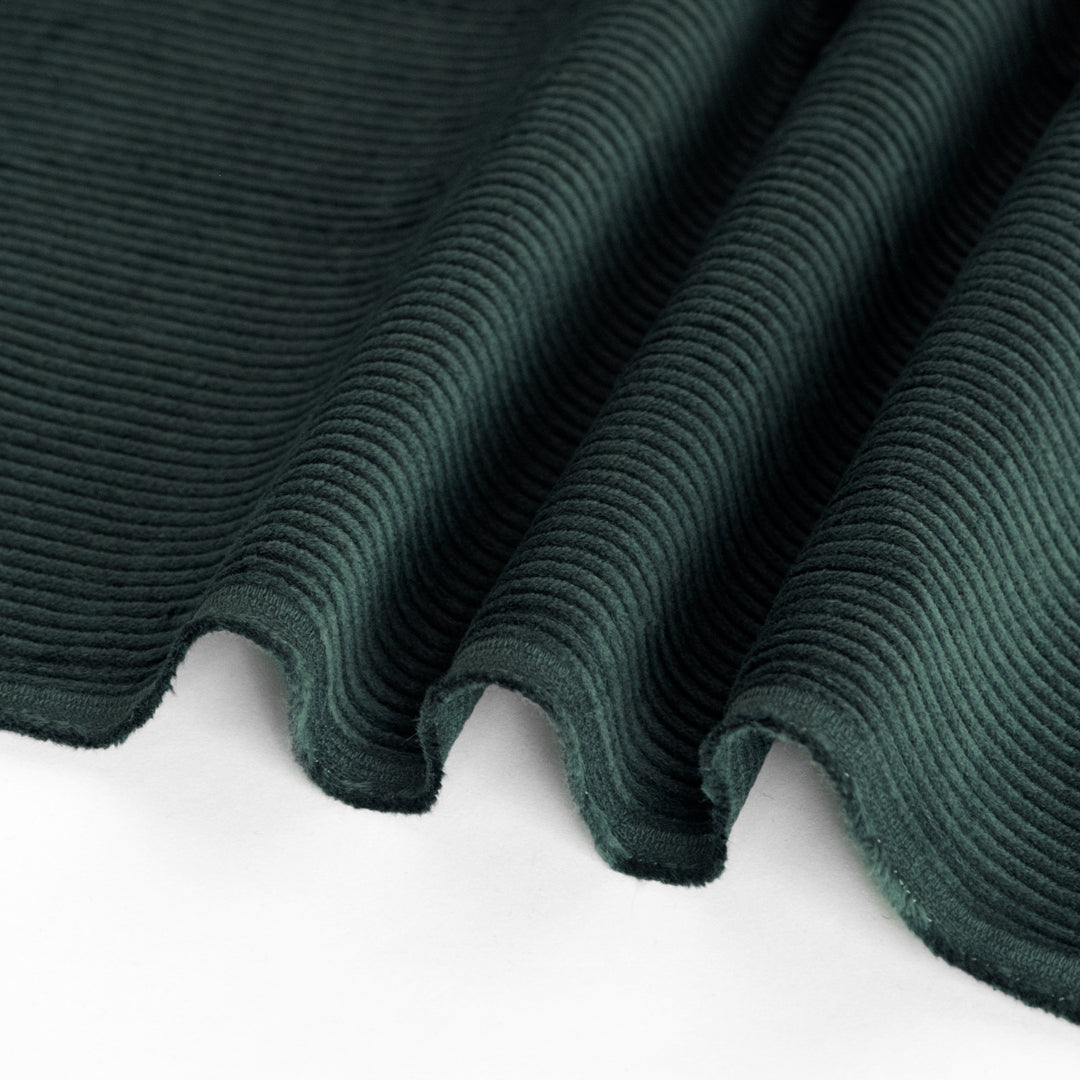 Stretch Cotton Corduroy - Midnight Spruce | Blackbird Fabrics