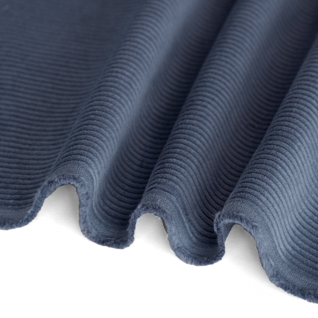 Stretch Cotton Corduroy - Pacific | Blackbird Fabrics