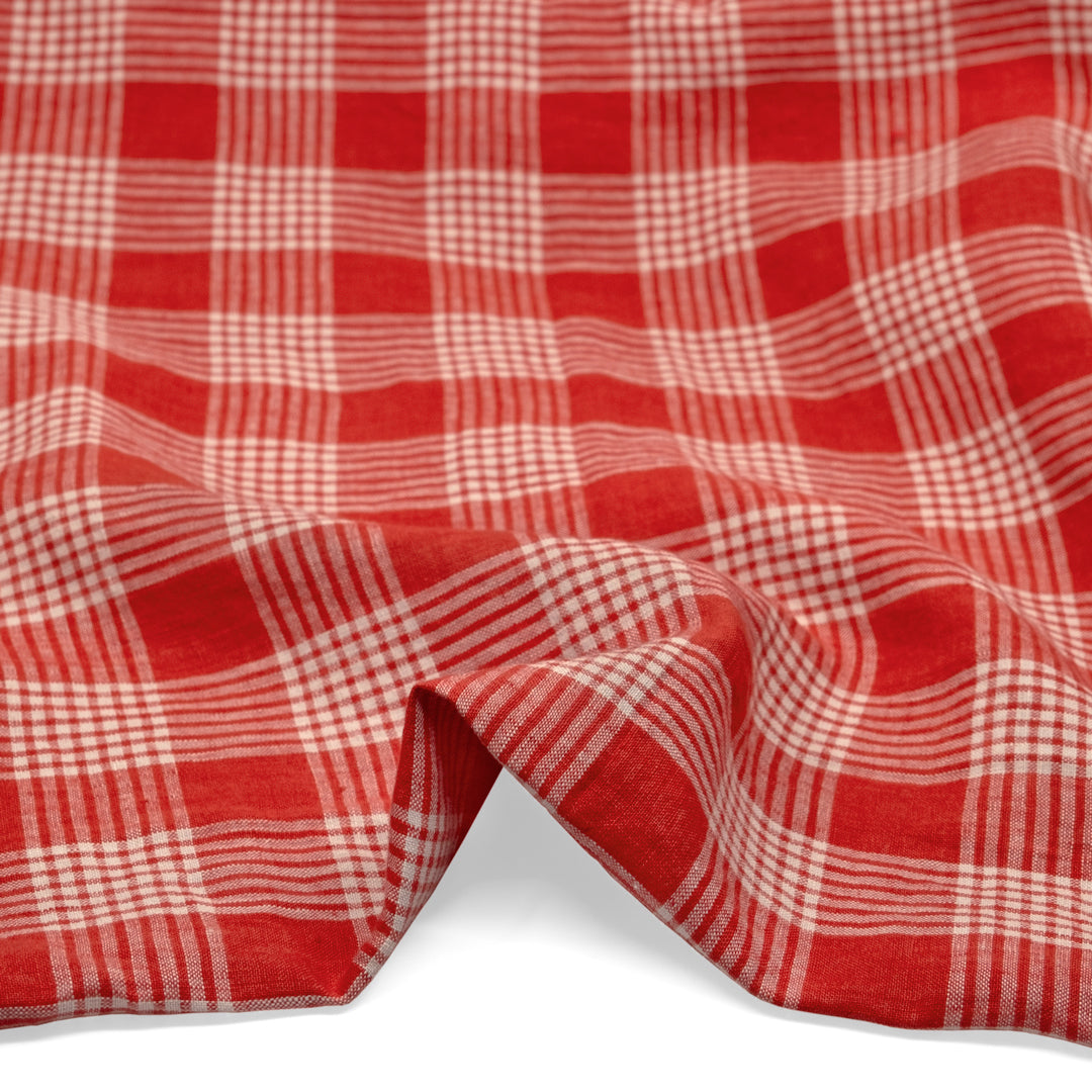 Jumbo Wafer Soft Washed Linen - Nectarine