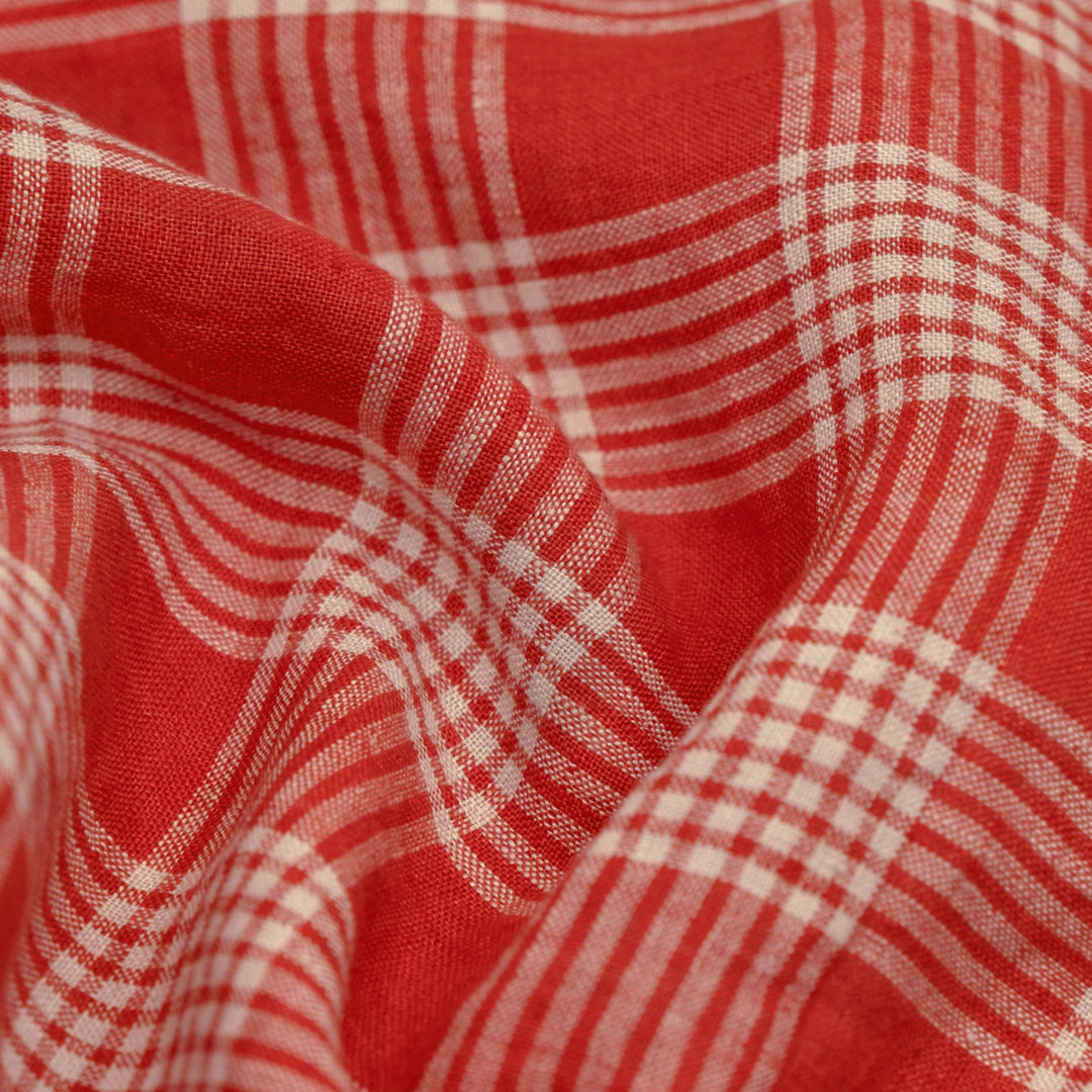 Jumbo Wafer Soft Washed Linen - Nectarine