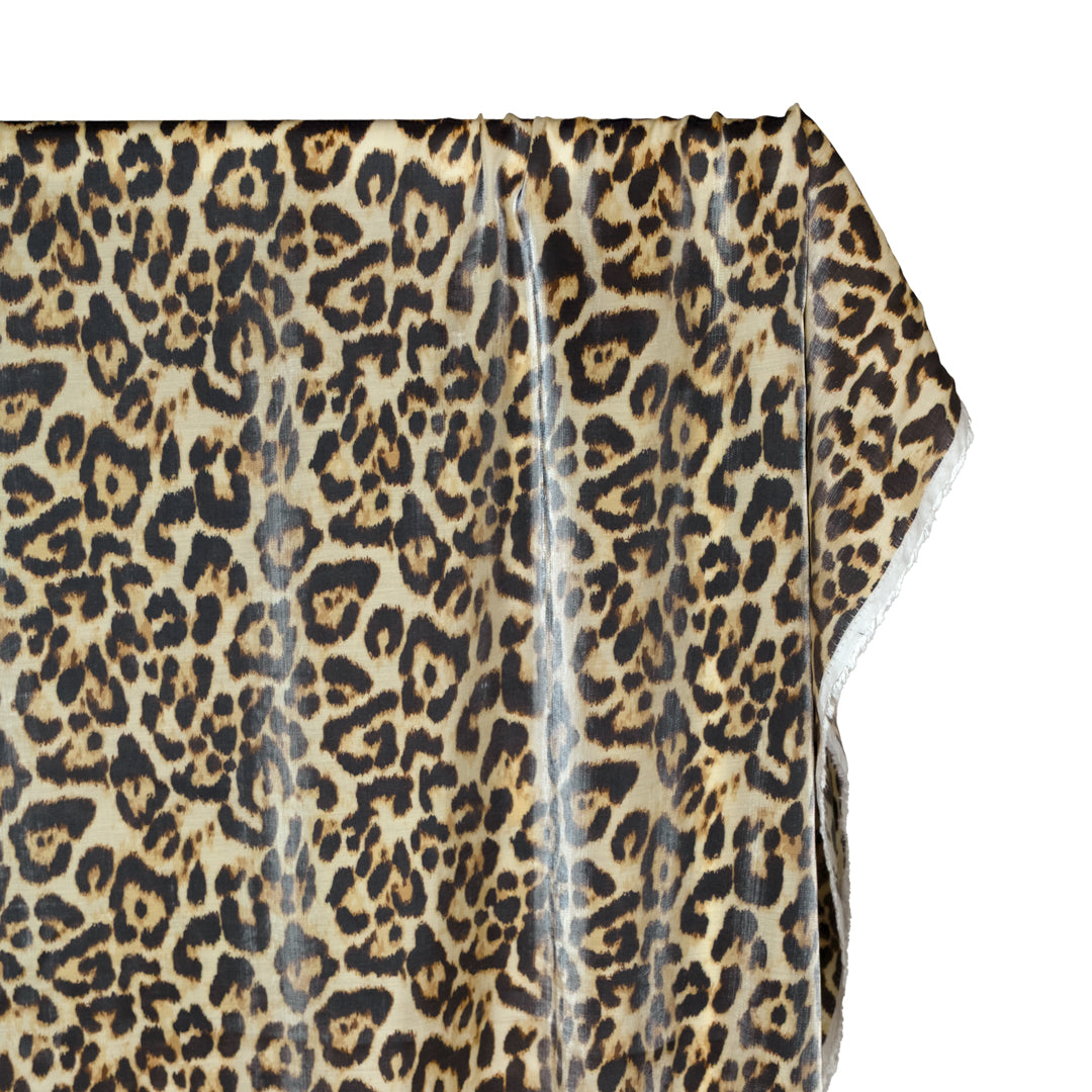 Deadstock Metallic Rayon Blend - Leopard Gloss | Blackbird Fabrics