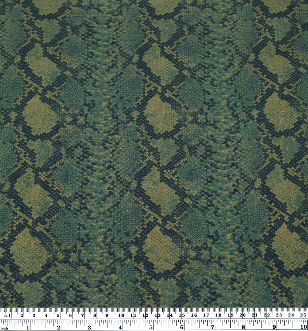 Cold Blooded LENZING™ ECOVERO™ Jersey - Pine/Emerald | Blackbird Fabrics