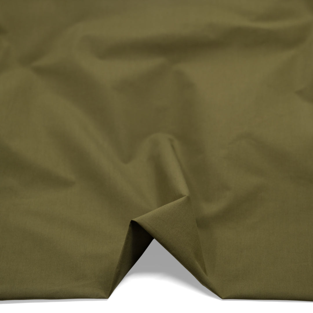 Crisp Cotton Poplin - Caper | Blackbird Fabrics