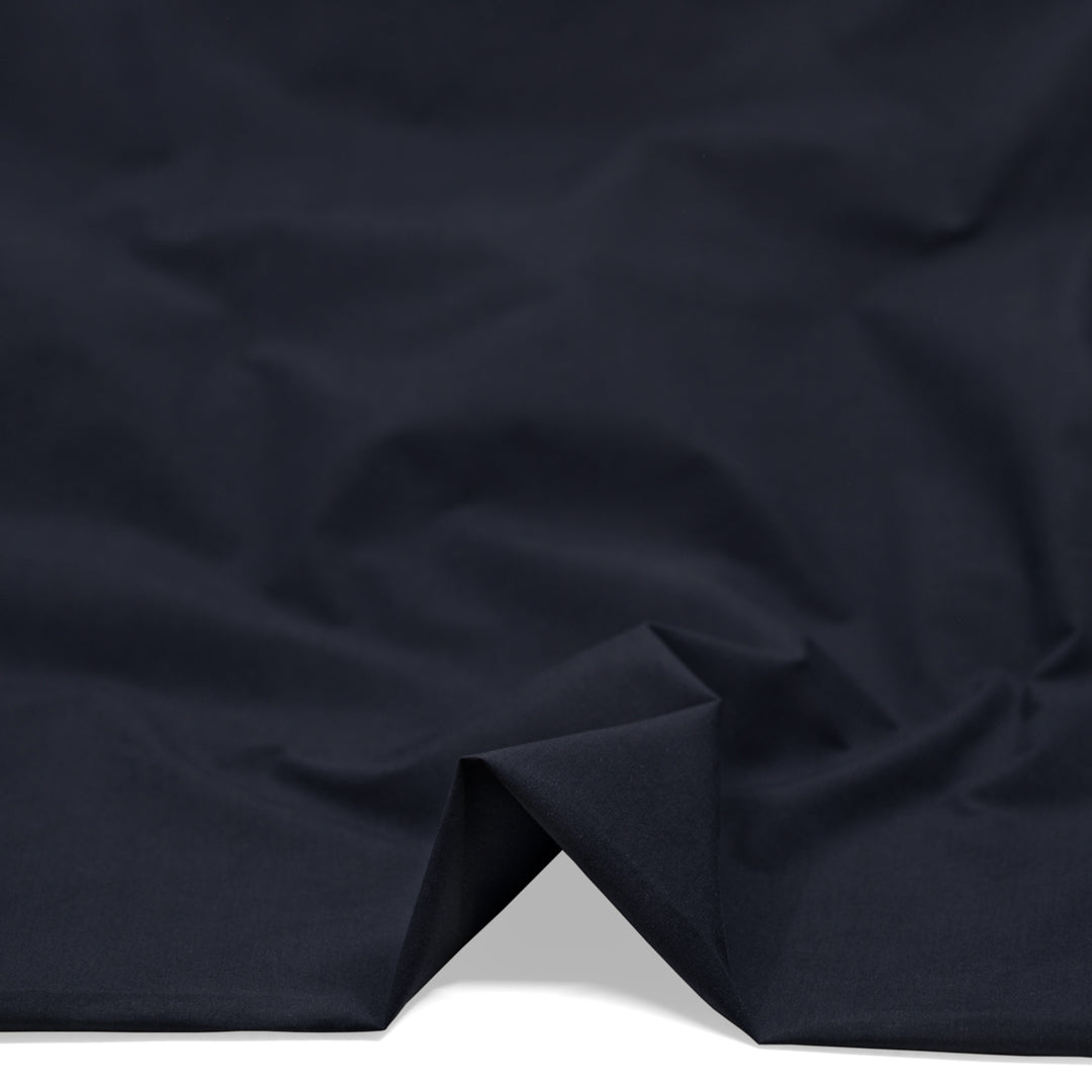 Crisp Cotton Poplin - Navy | Blackbird Fabrics