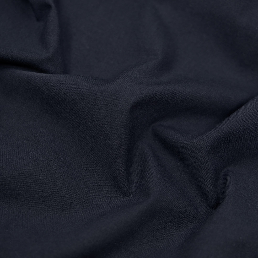Crisp Cotton Poplin - Navy | Blackbird Fabrics