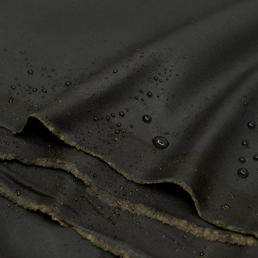 British Millerain Waxed Cotton Canvas - Olive Drab | Blackbird Fabrics