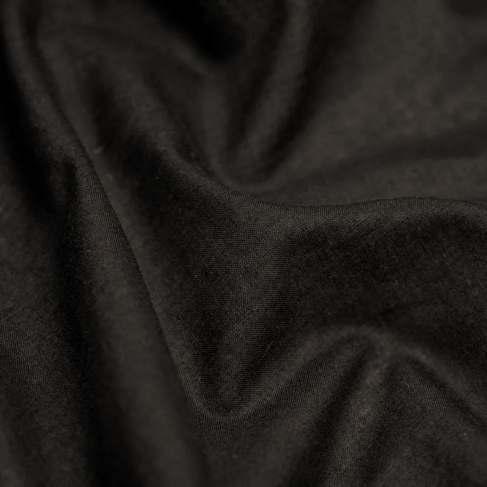 Weightless Cotton Voile - Carbon | Blackbird Fabrics