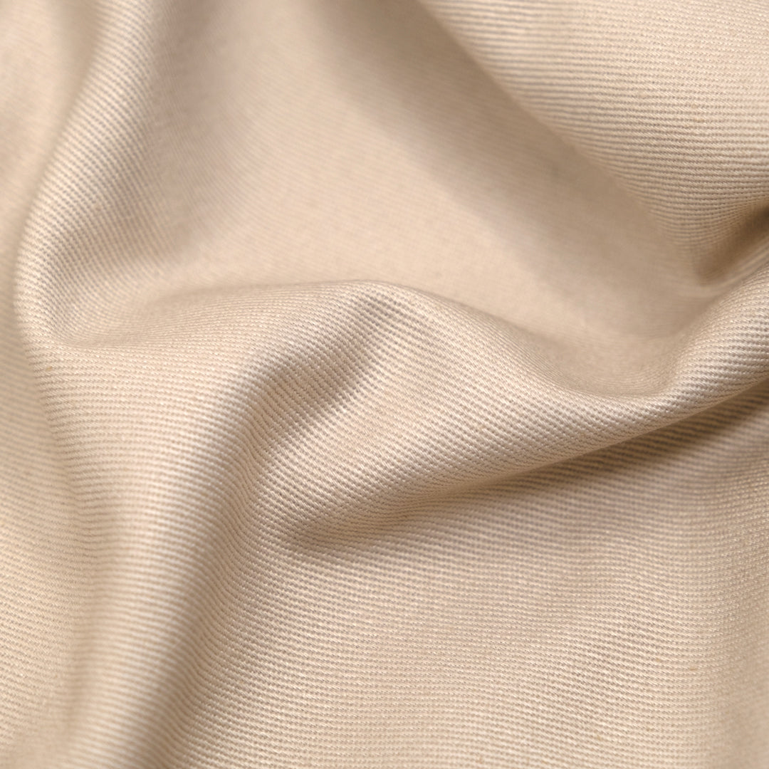 Crisp Cotton Chino Twill - Parchment | Blackbird Fabrics