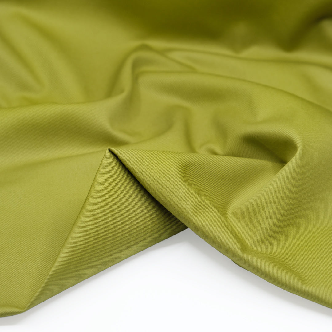 Crisp Cotton Chino Twill - Key Lime | Blackbird Fabrics