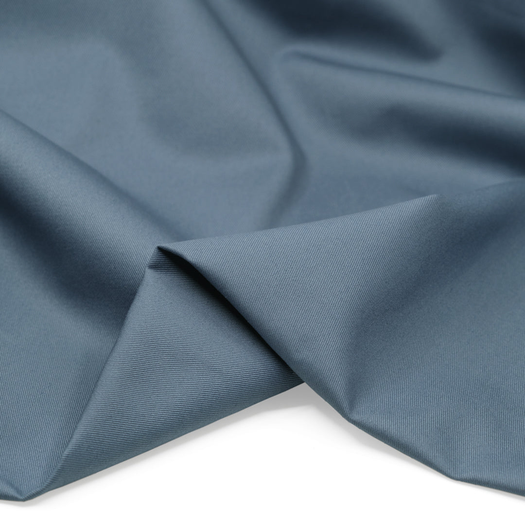 Crisp Cotton Chino Twill - Pacific Blue | Blackbird Fabrics