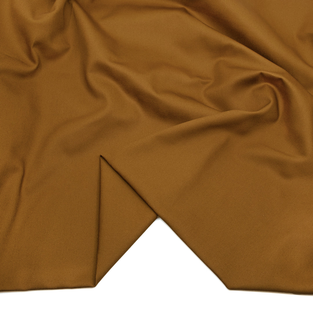 Crisp Cotton Chino Twill - Teak | Blackbird Fabrics