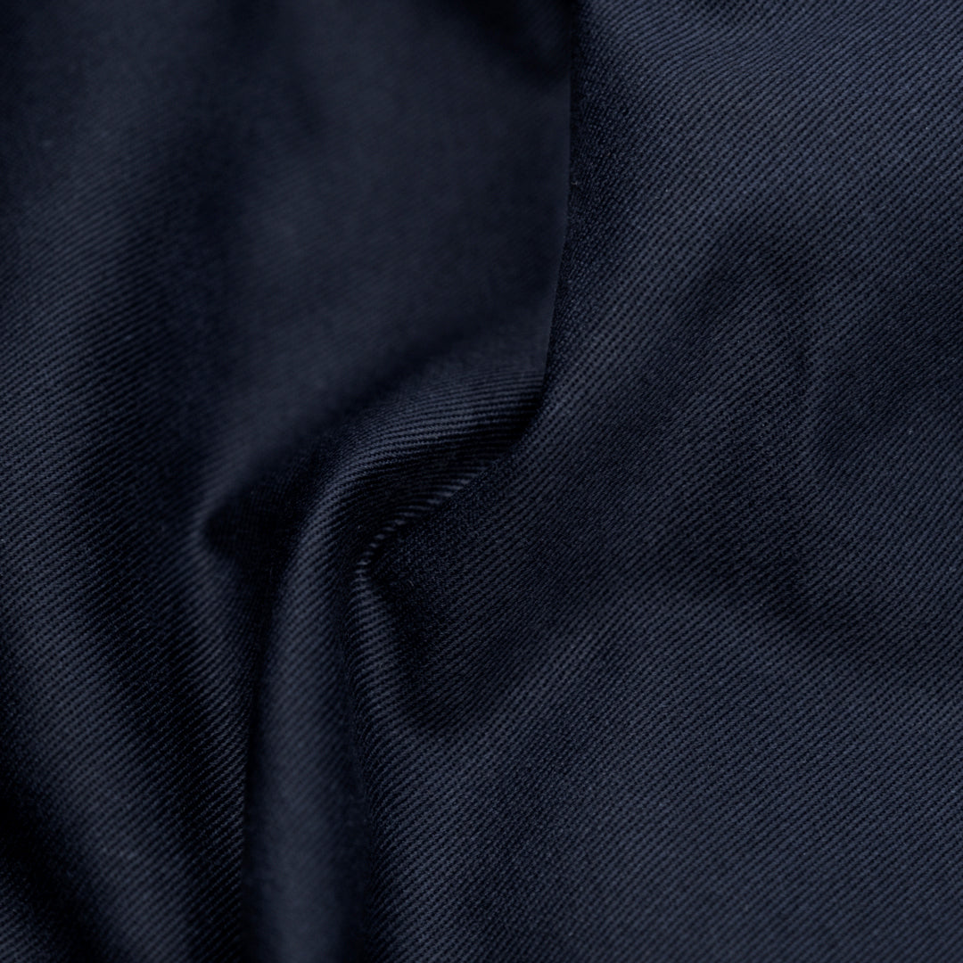 Crisp Cotton Chino Twill - Midnight Blue | Blackbird Fabrics