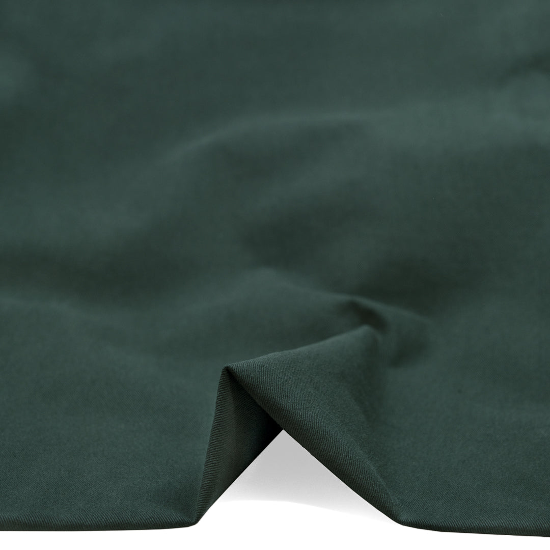 Lived In Cotton Twill - Midnight Spruce | Blackbird Fabrics