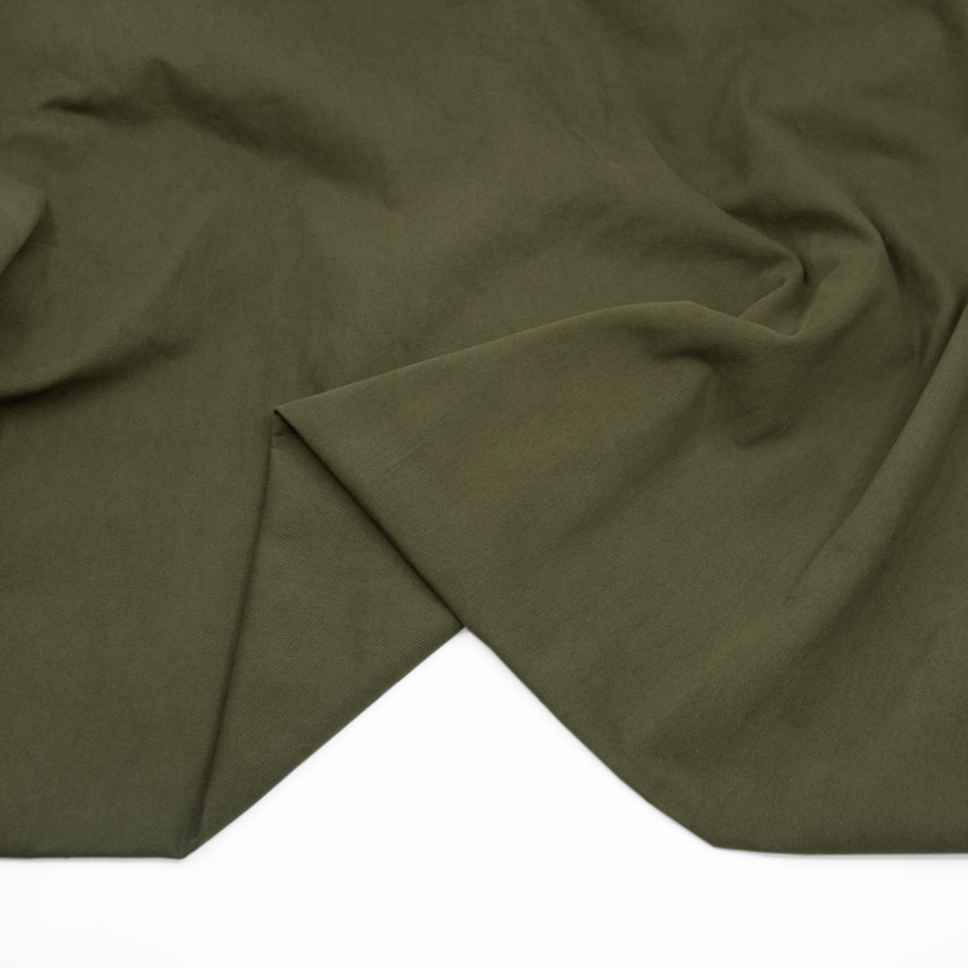 Lived In Cotton Twill - Kelp | Blackbird Fabrics