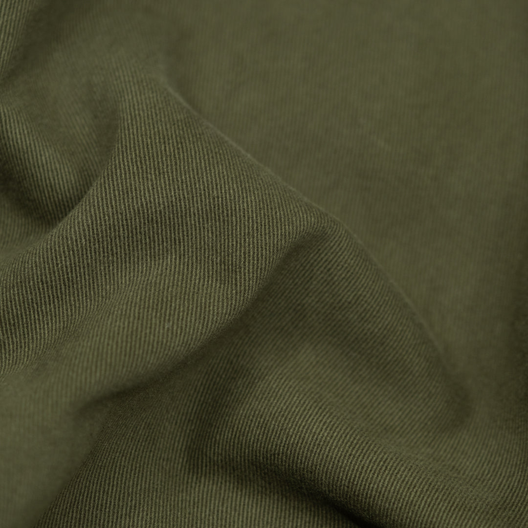 Lived In Cotton Twill - Kelp | Blackbird Fabrics