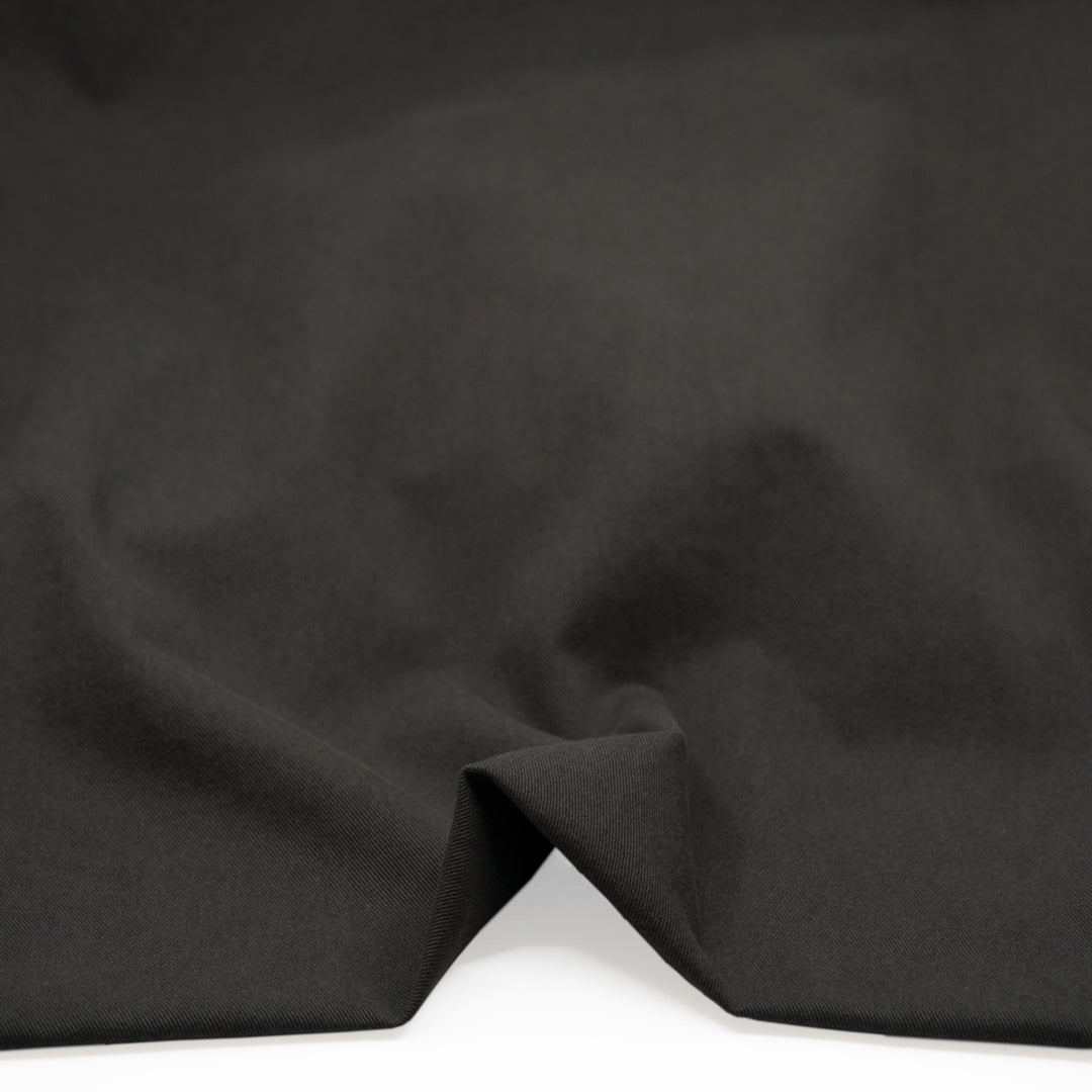 Lived In Cotton Twill - Soot | Blackbird Fabrics