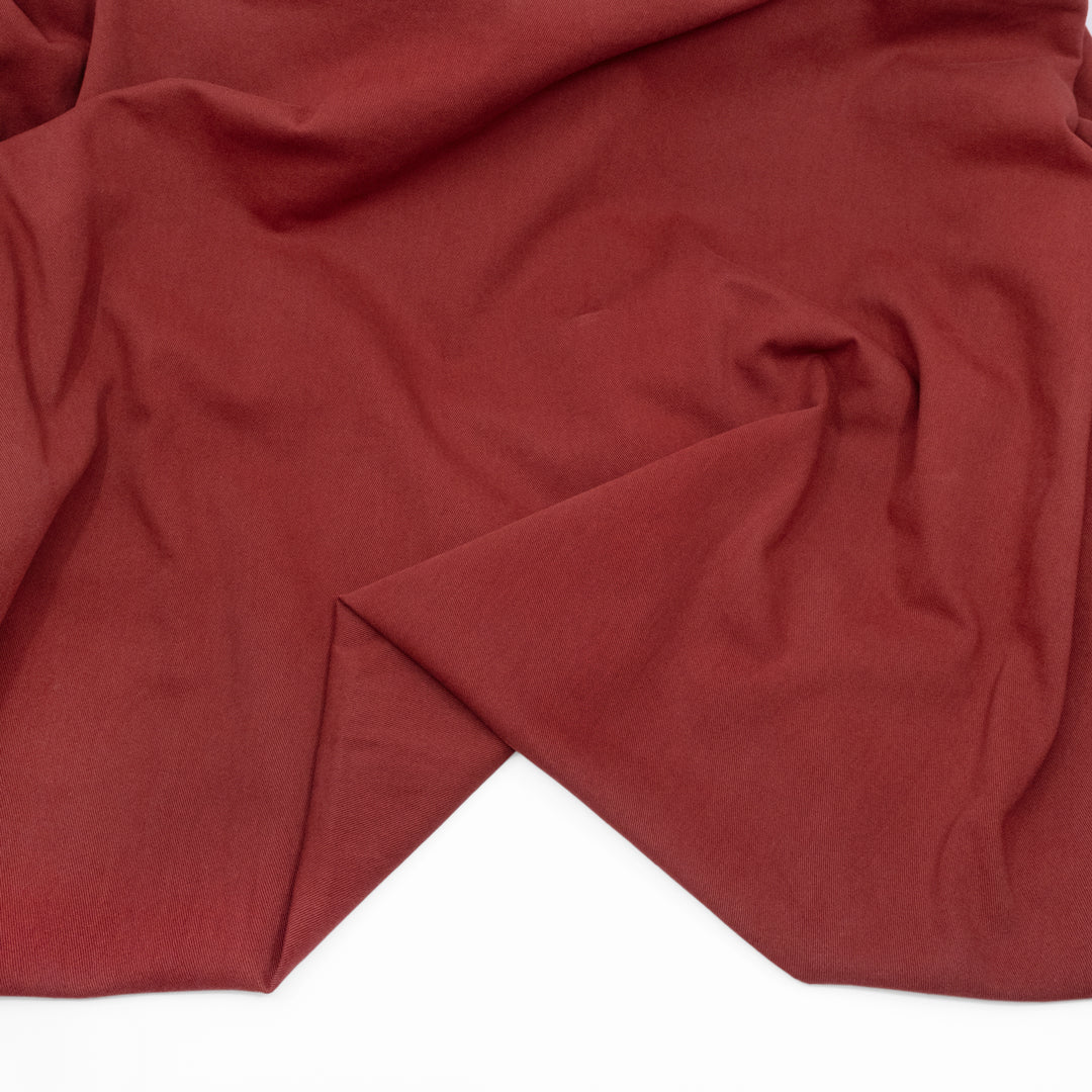 Lived In Cotton Twill - Cranberry | Blackbird Fabrics