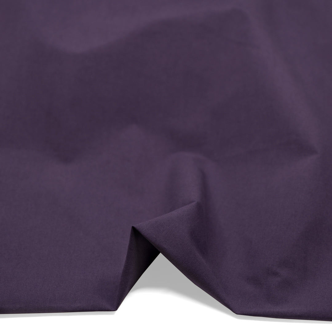 Paper-Touch Midweight Cotton Poplin - Blackberry | Blackbird Fabrics