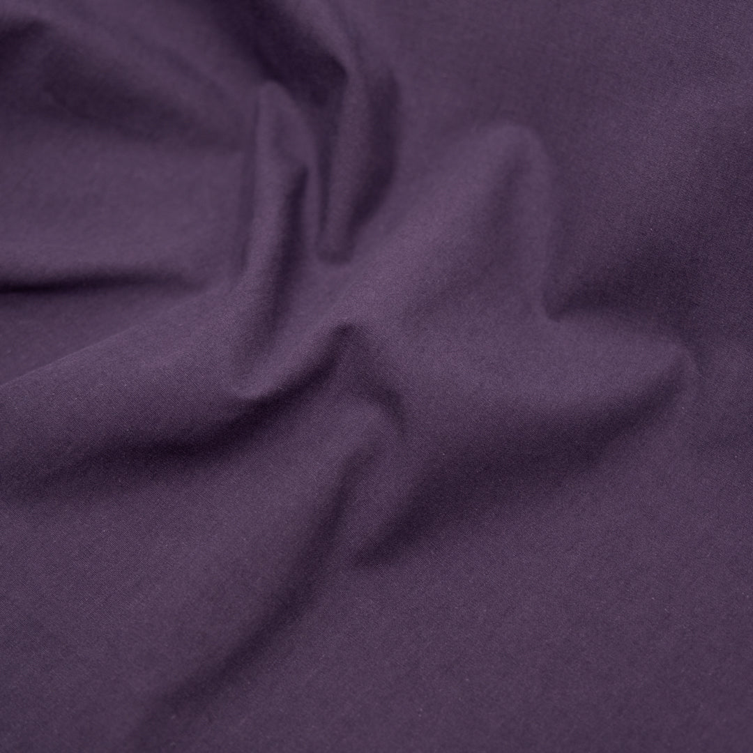 Paper-Touch Midweight Cotton Poplin - Blackberry | Blackbird Fabrics