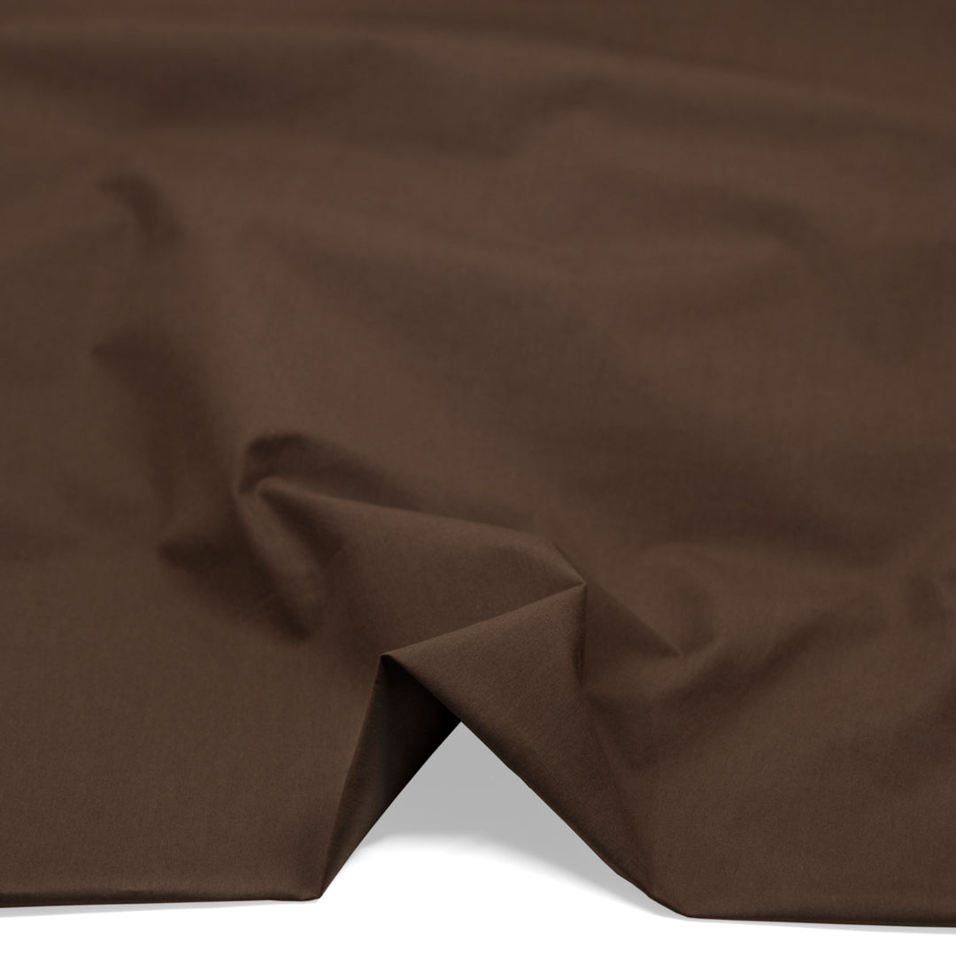 Paper-Touch Midweight Cotton Poplin - Cocoa | Blackbird Fabrics