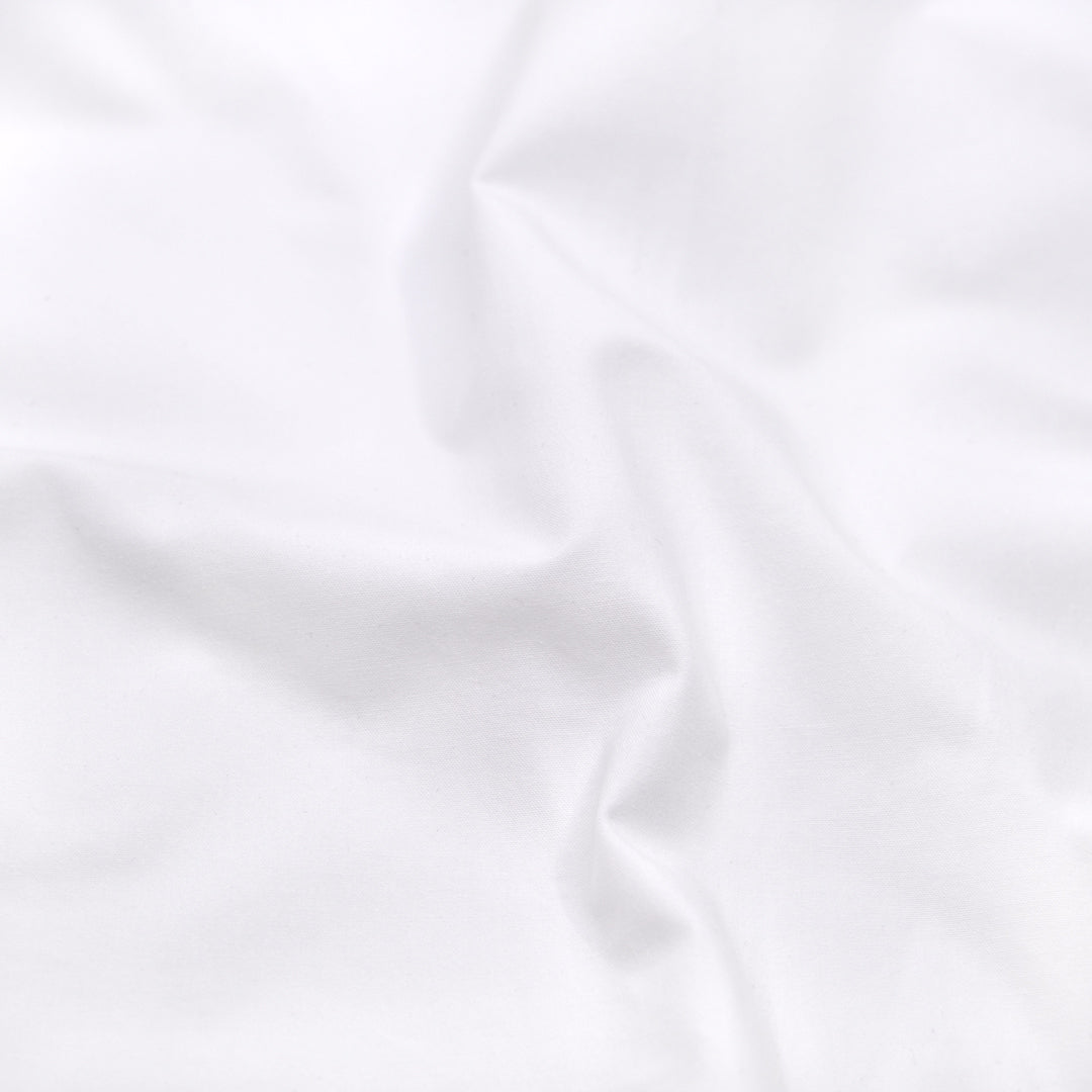Paper-Touch Midweight Cotton Poplin - White | Blackbird Fabrics