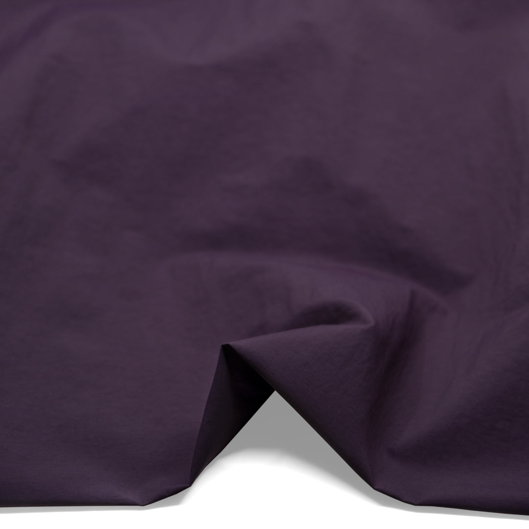 Water Resistant Nylon Taslan - Blackberry | Blackbird Fabrics