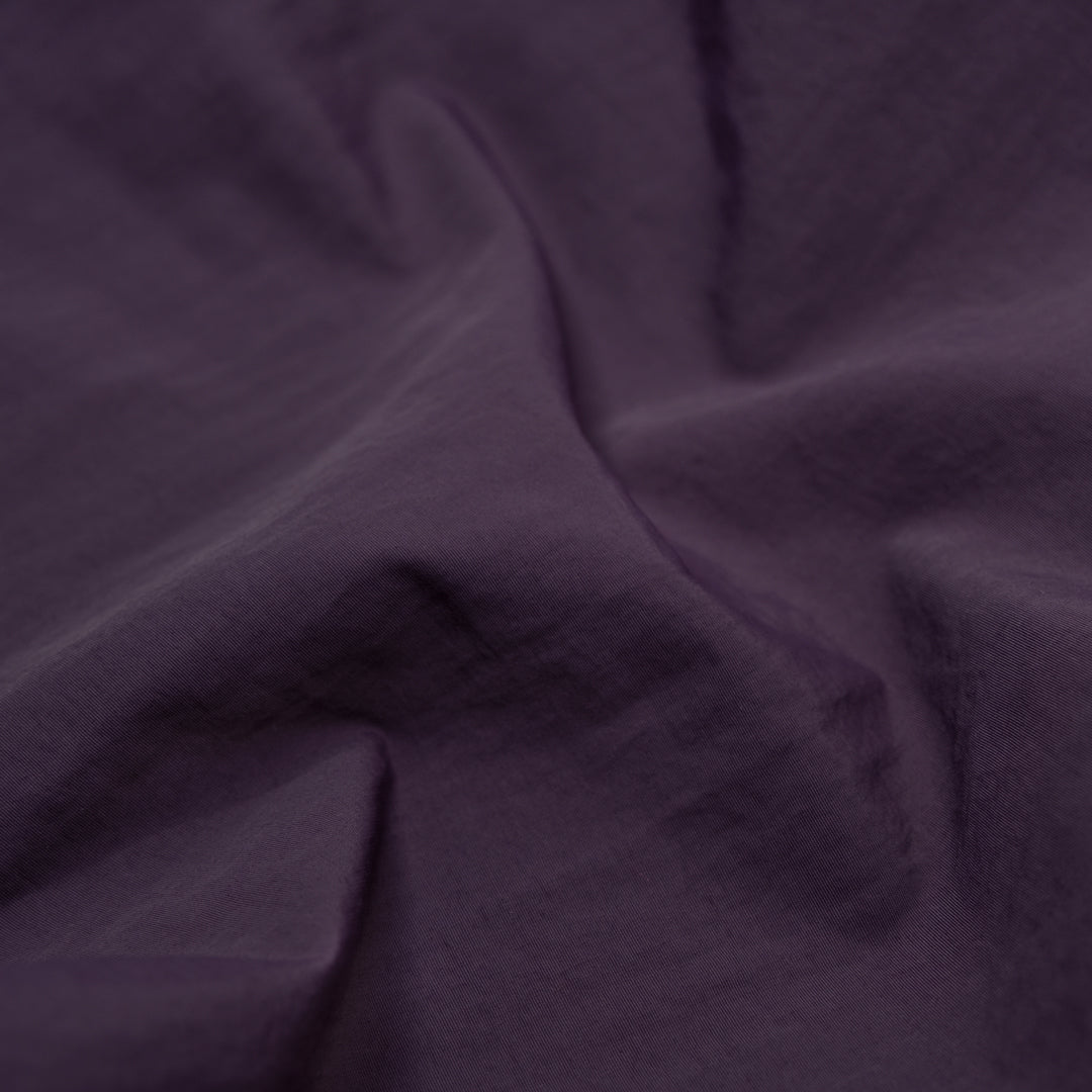 Water Resistant Nylon Taslan - Blackberry | Blackbird Fabrics
