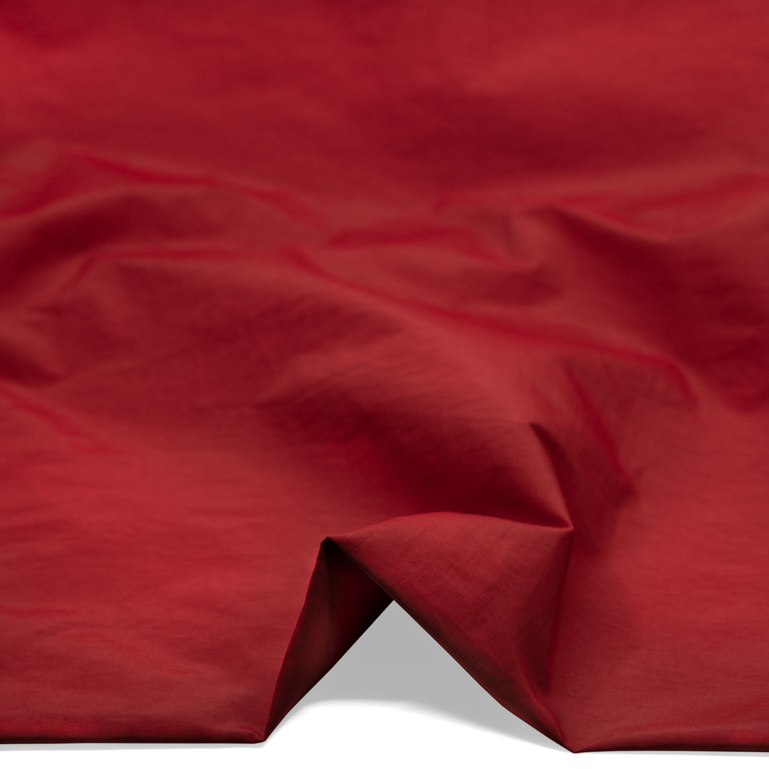 Water Resistant Nylon Taslan - Carmine | Blackbird Fabrics