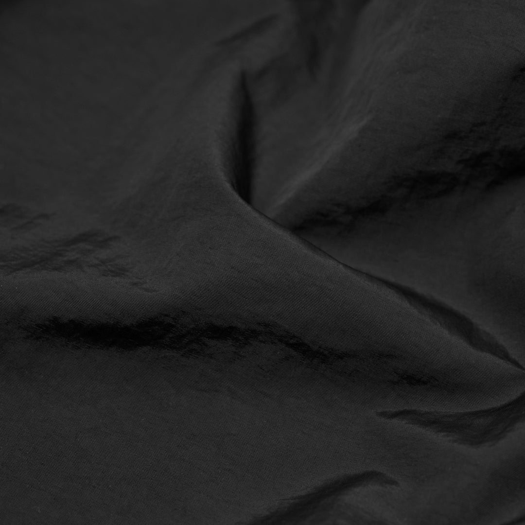 Lightweight Water Resistant Nylon Taslon - Black | Blackbird Fabrics