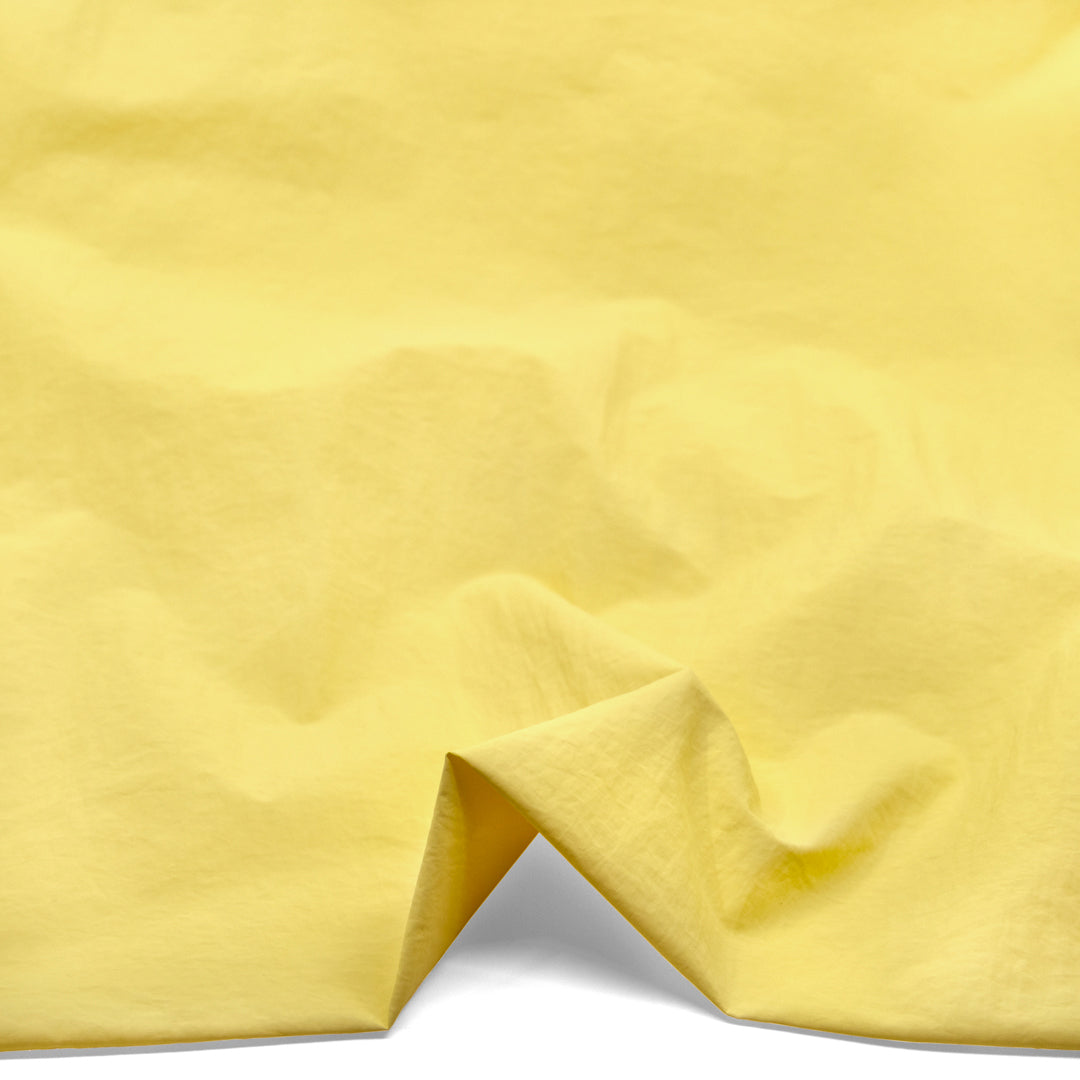 Lightweight Water Resistant Nylon Taslon - Buttercup | Blackbird Fabrics