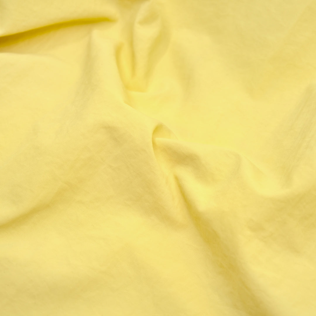 Lightweight Water Resistant Nylon Taslon - Buttercup | Blackbird Fabrics