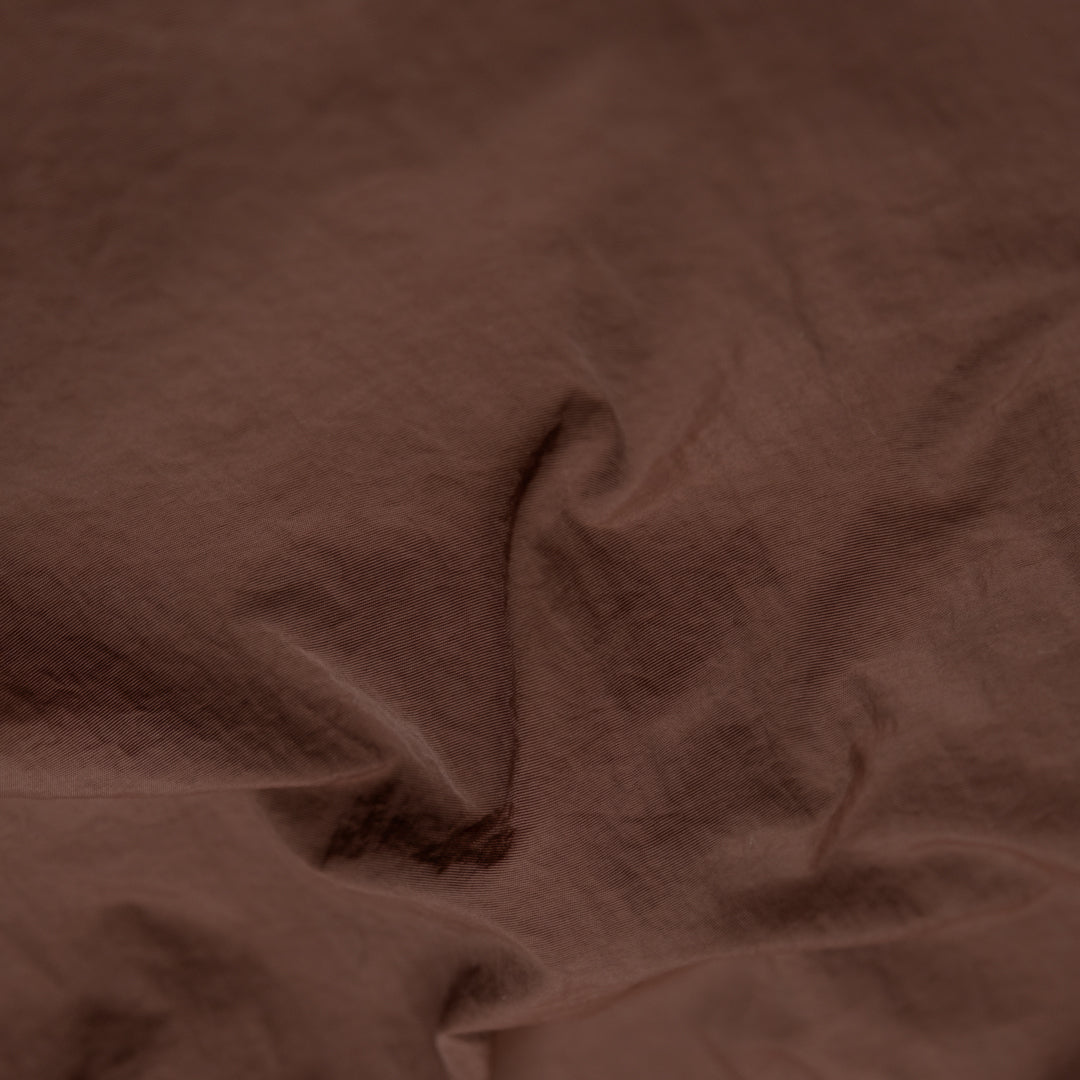 Lightweight Water Resistant Nylon Taslon - Brownie | Blackbird Fabrics