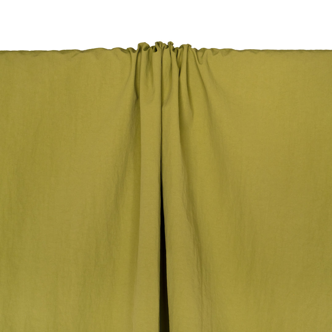 Water Resistant Nylon Taslan - Salted Lime | Blackbird Fabrics