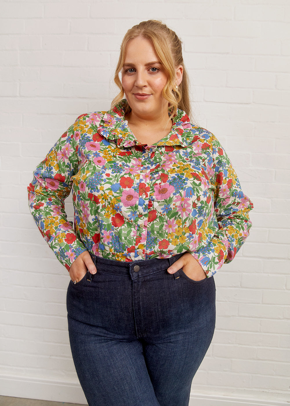 Carnation Blouse - Fabric Godmother - PDF Download