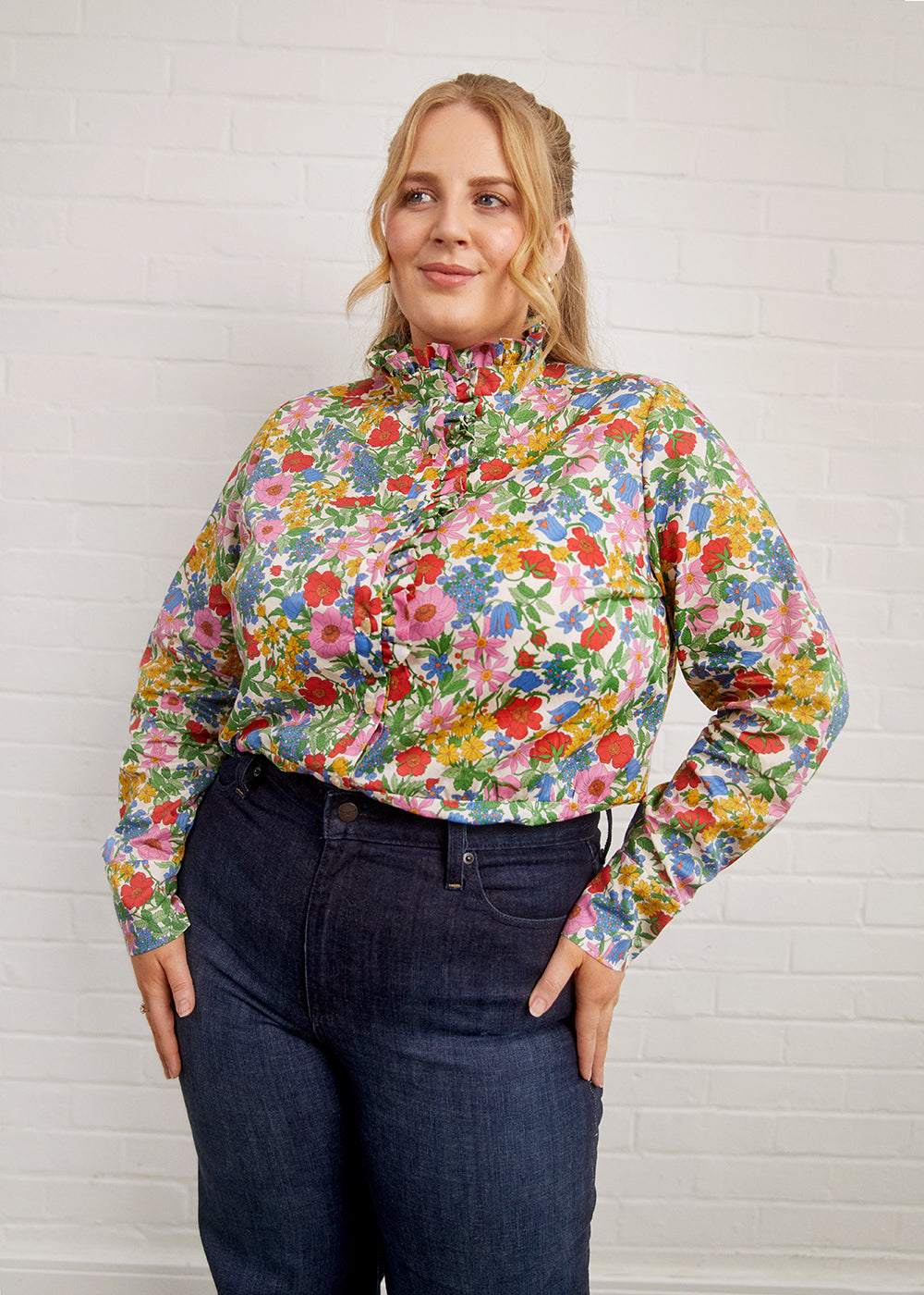 Carnation Blouse - Fabric Godmother - PDF Download