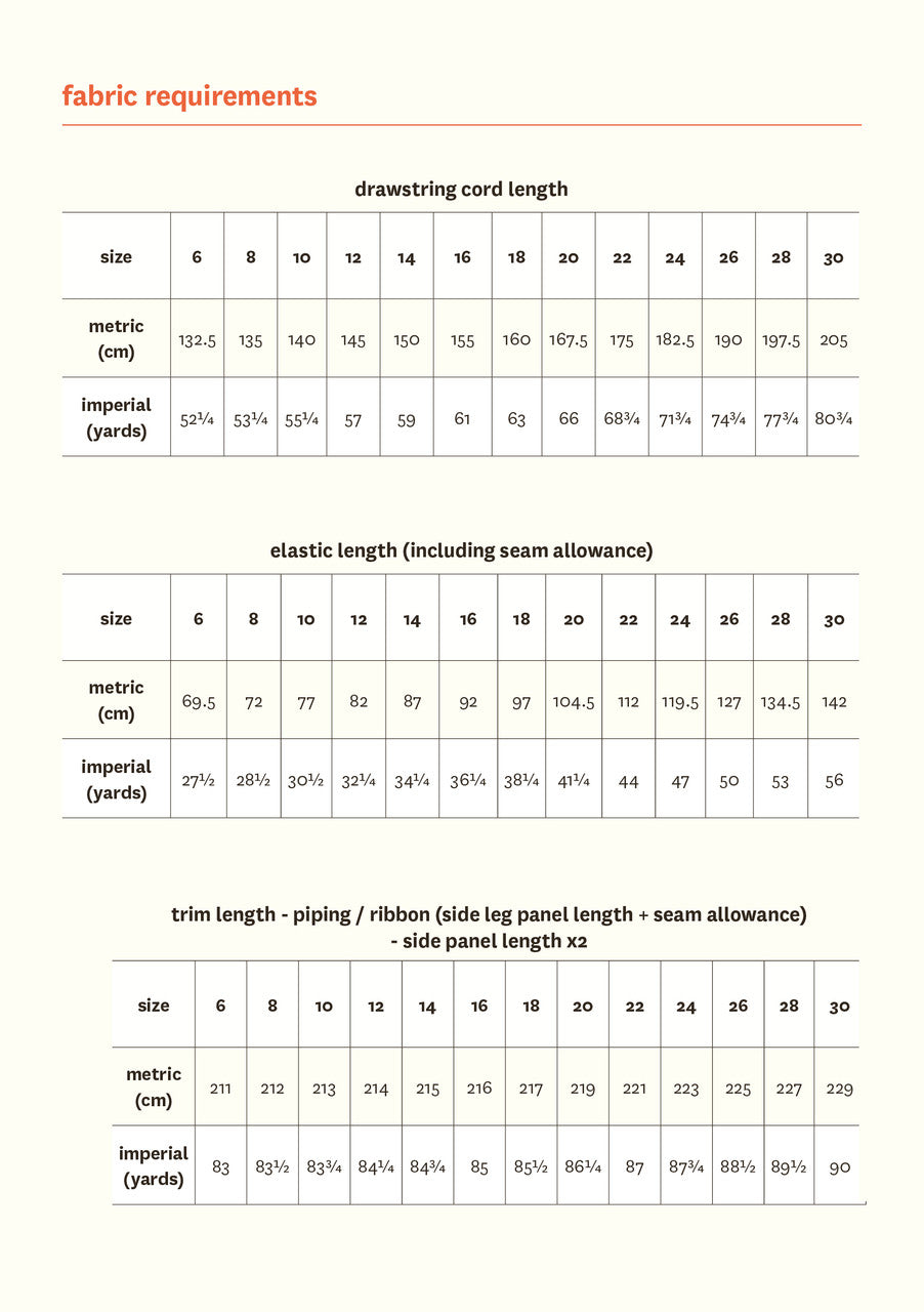 Calla Trousers - Fabric Godmother - PDF Download