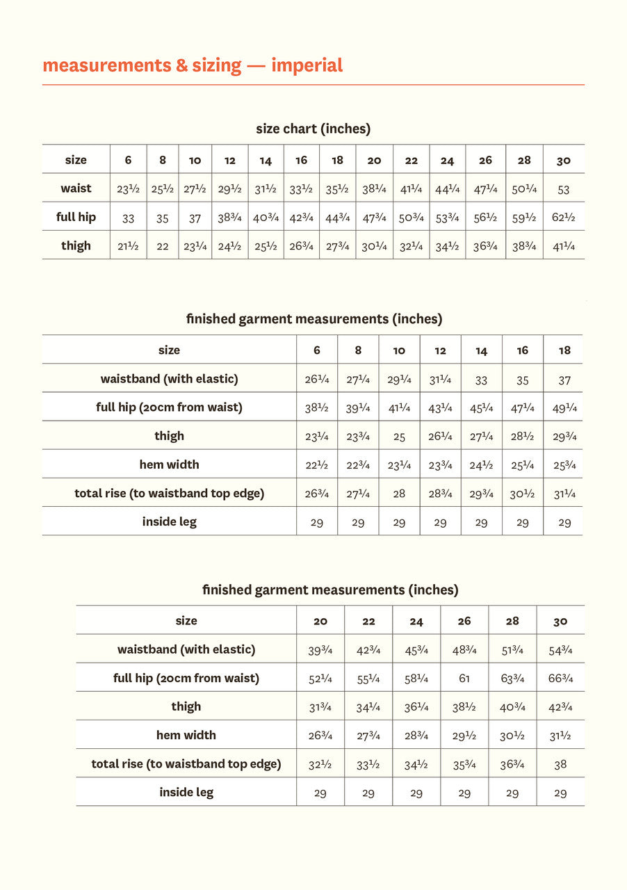 Calla Trousers - Fabric Godmother - PDF Download