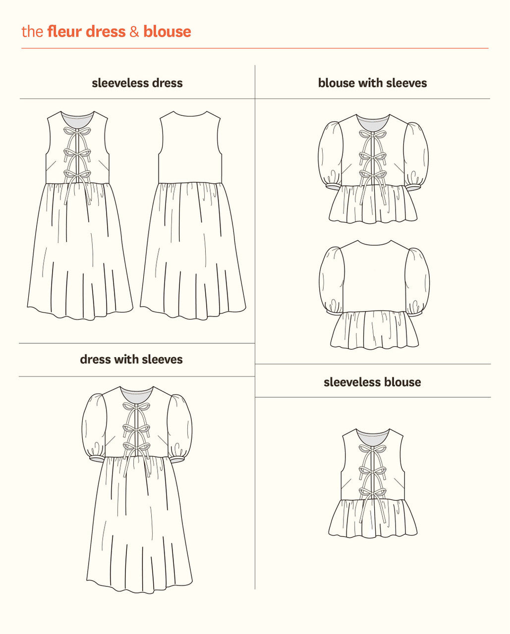 Fleur Dress - Fabric Godmother - PDF Download