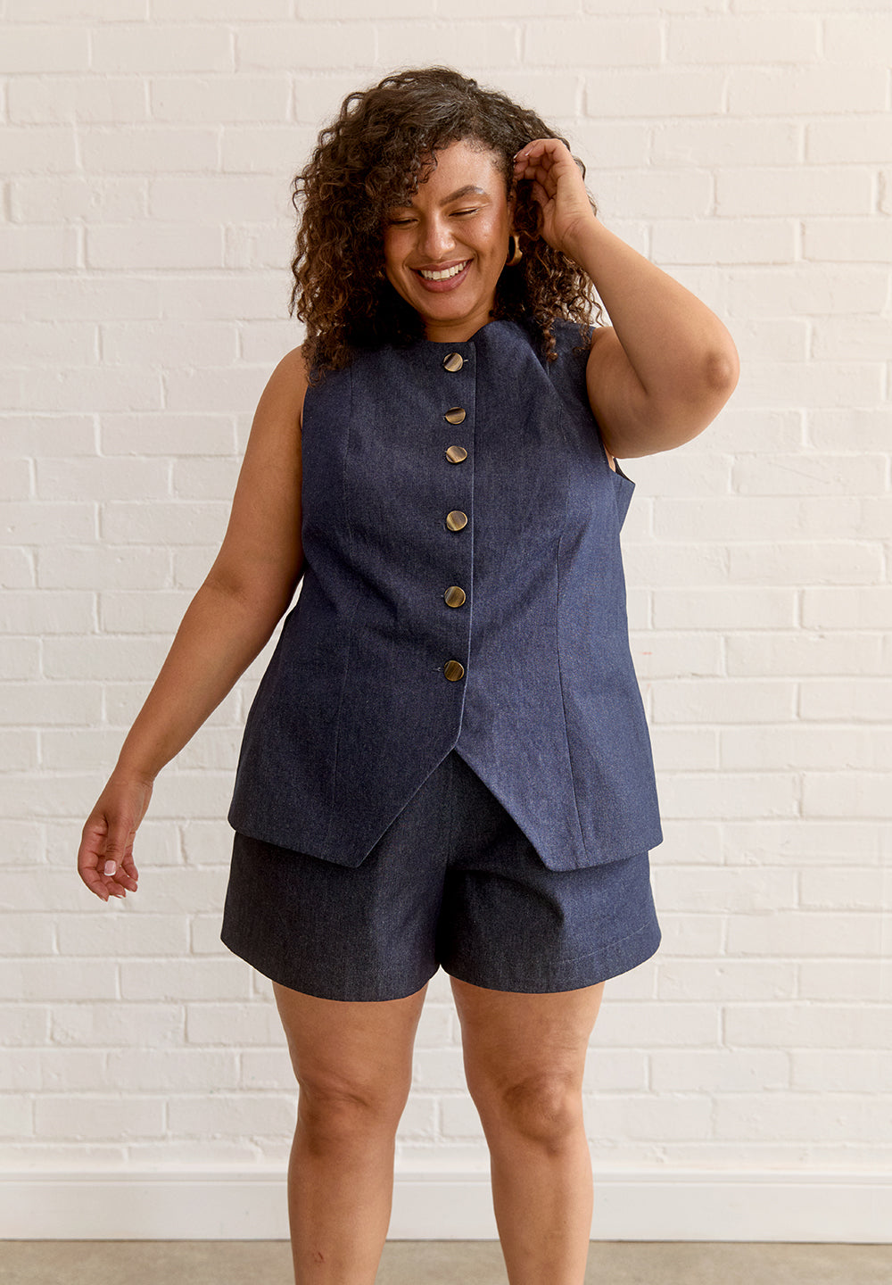 Marlowe Waistcoat - Fabric Godmother - PDF Download