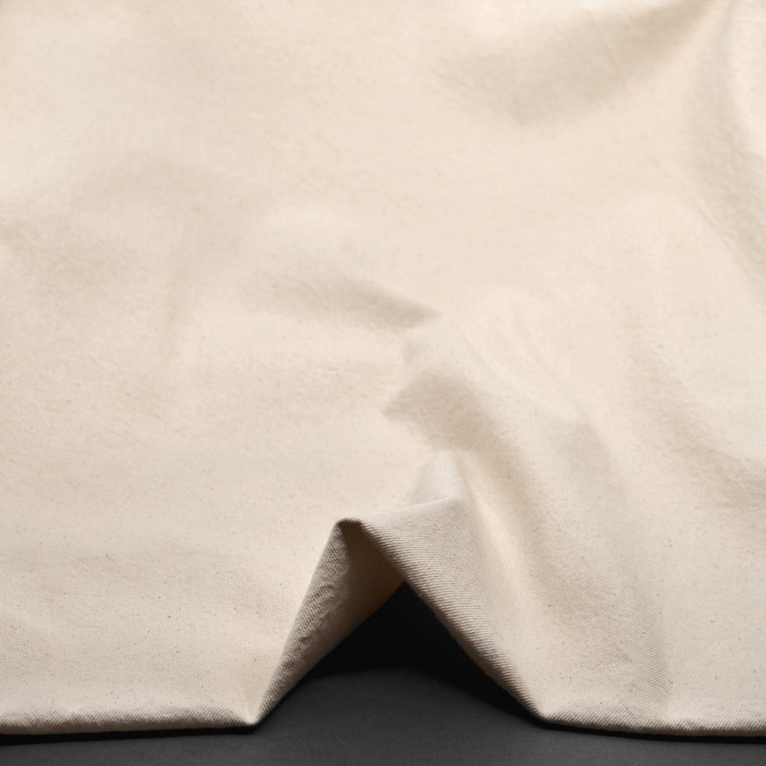 10.5oz Stonewashed Denim - Natural | Blackbird Fabrics