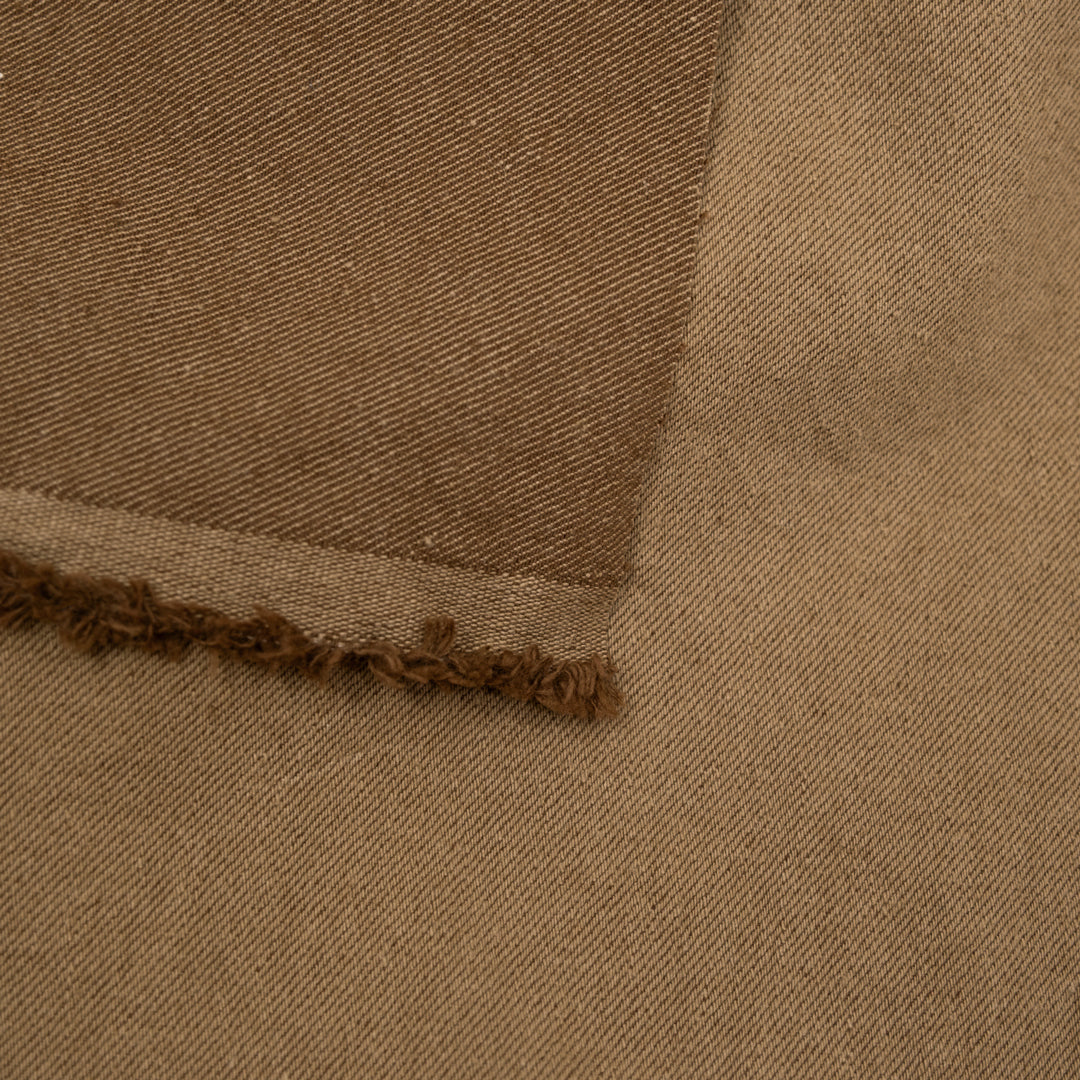 10.5oz Stonewashed Denim - Sepia/Nutshell | Blackbird Fabrics