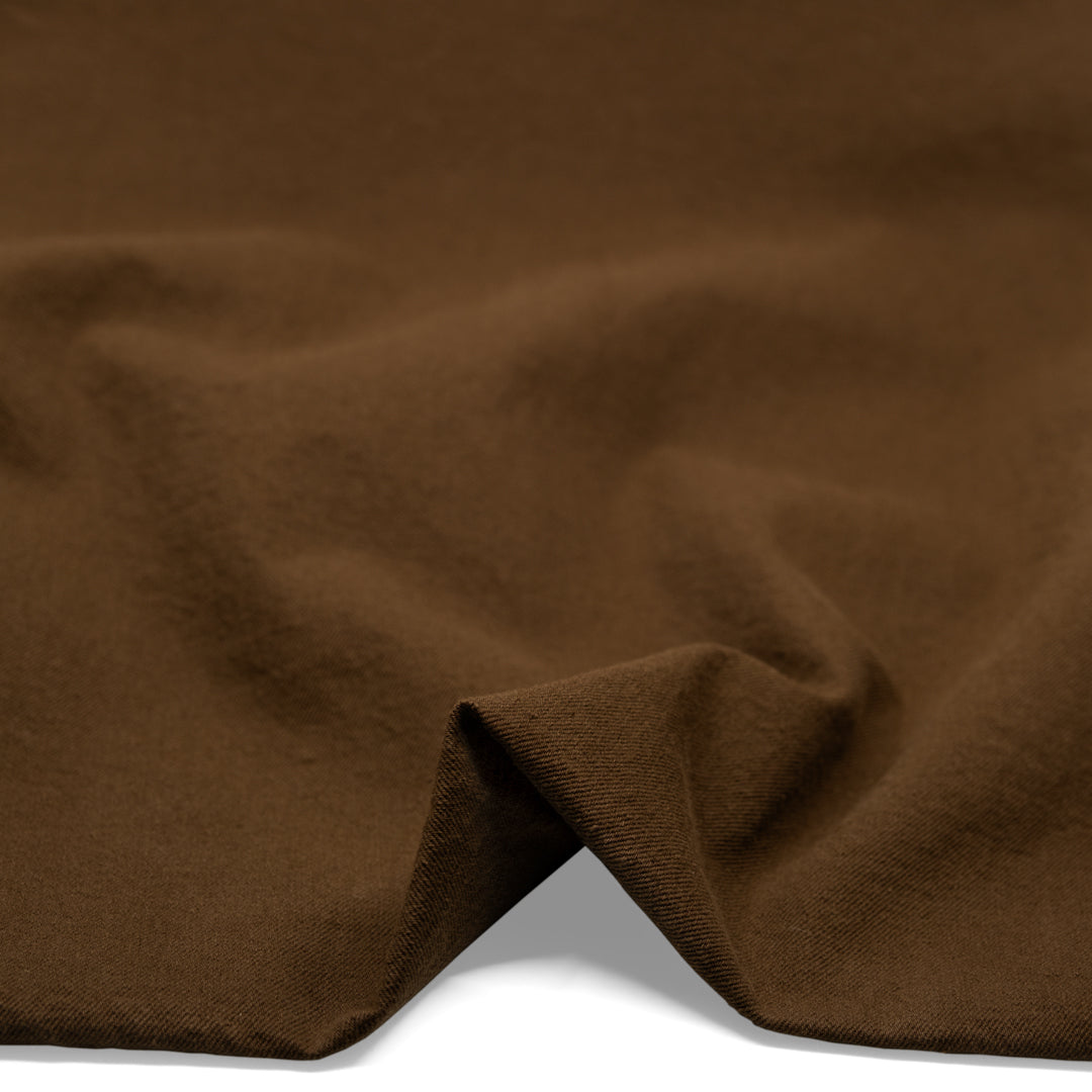 10.5oz Stonewashed Denim - Dark Oak | Blackbird Fabrics